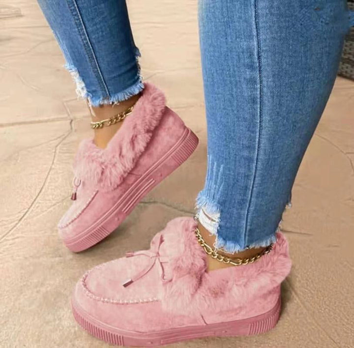 Damskie buty zimowe - WinterCozy-Różowy-35-Trend Polska