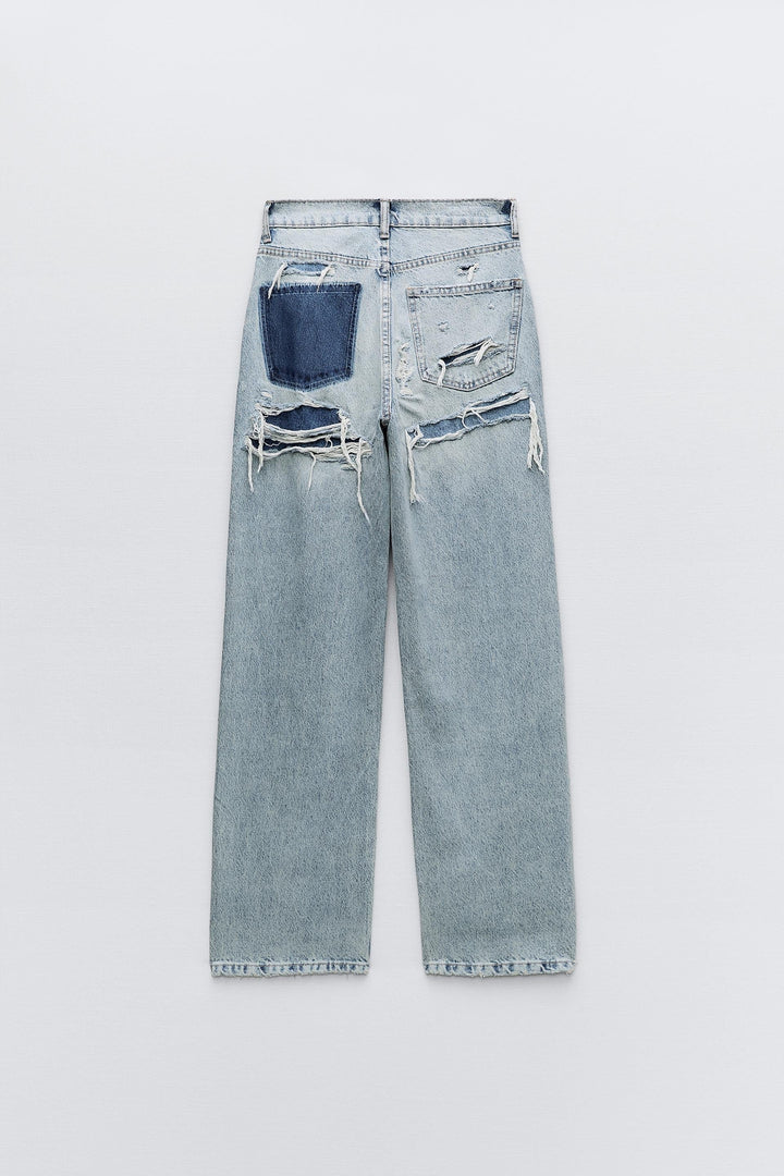 Damskie jeansy Baggy - Ava-36-Trend Polska