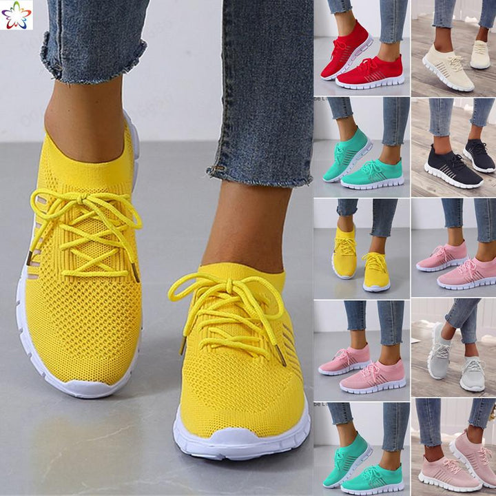 Damskie sneakersy antypoślizgowe - ActiveColor-Turkusowy-35-Trend Polska