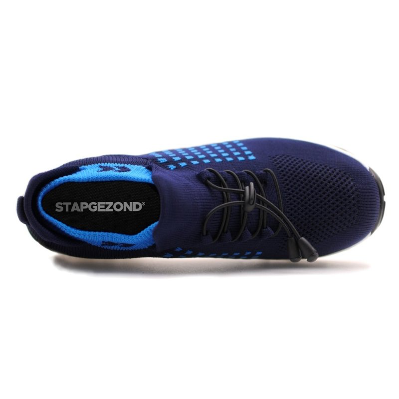 Damskie sneakersy - FlexiComfort-Czarny Fioletowy-35-Trend Polska