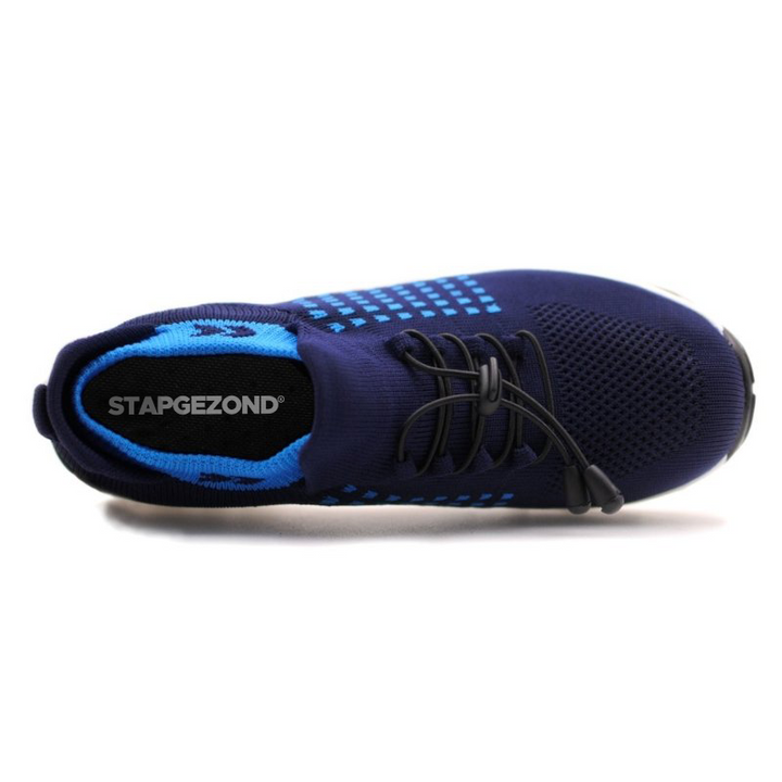 Damskie sneakersy - FlexiComfort-Czarny Fioletowy-35-Trend Polska