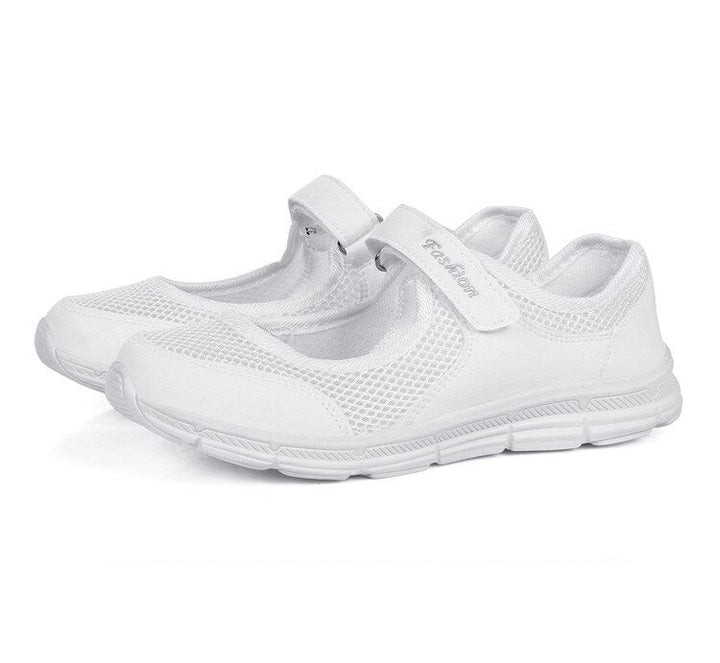 Damskie wsuwane buty - AirFlow-Biały-35-Trend Polska