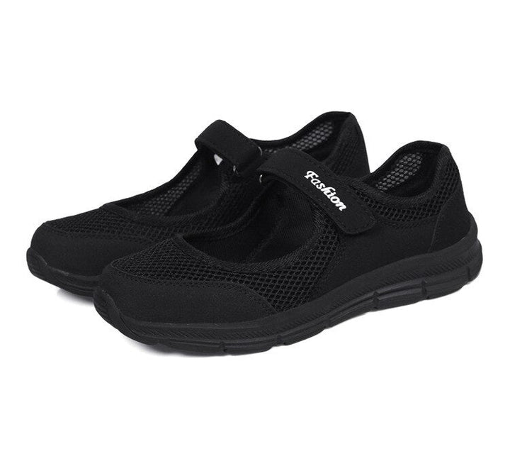 Damskie wsuwane buty - AirFlow-Czarny-35-Trend Polska