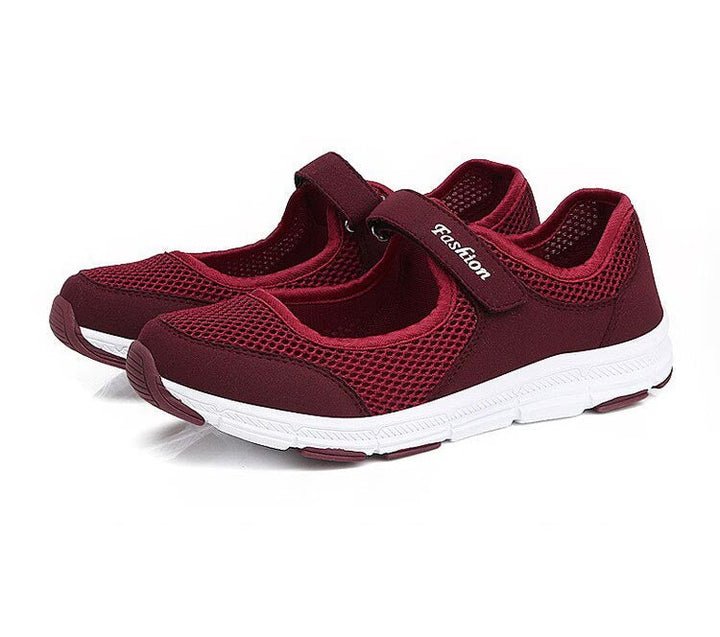 Damskie wsuwane buty - AirFlow-Czerwony-35-Trend Polska