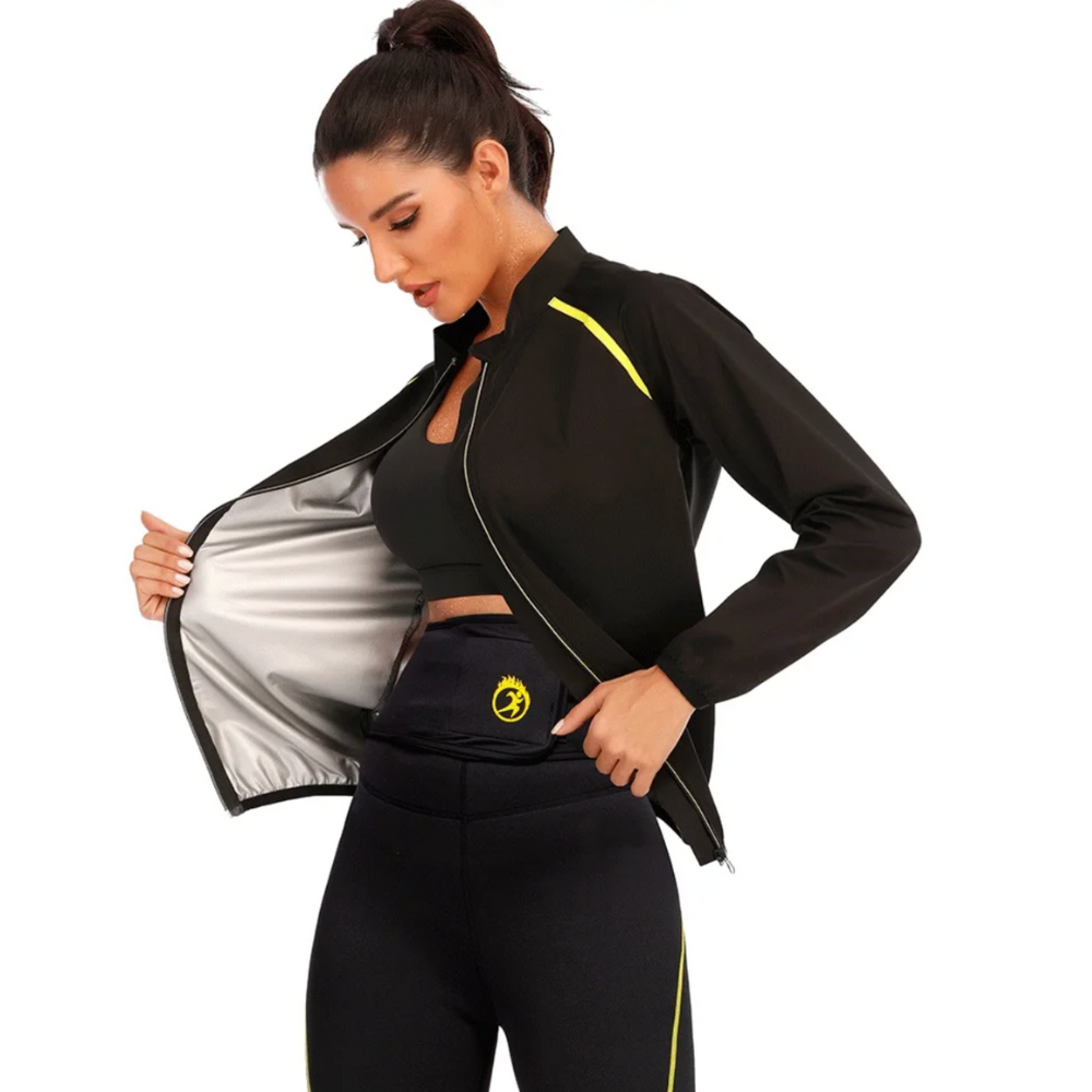 Damskie zestaw do treningu odchudzającego - ThermoFit-Kamizelka-S-Trend Polska