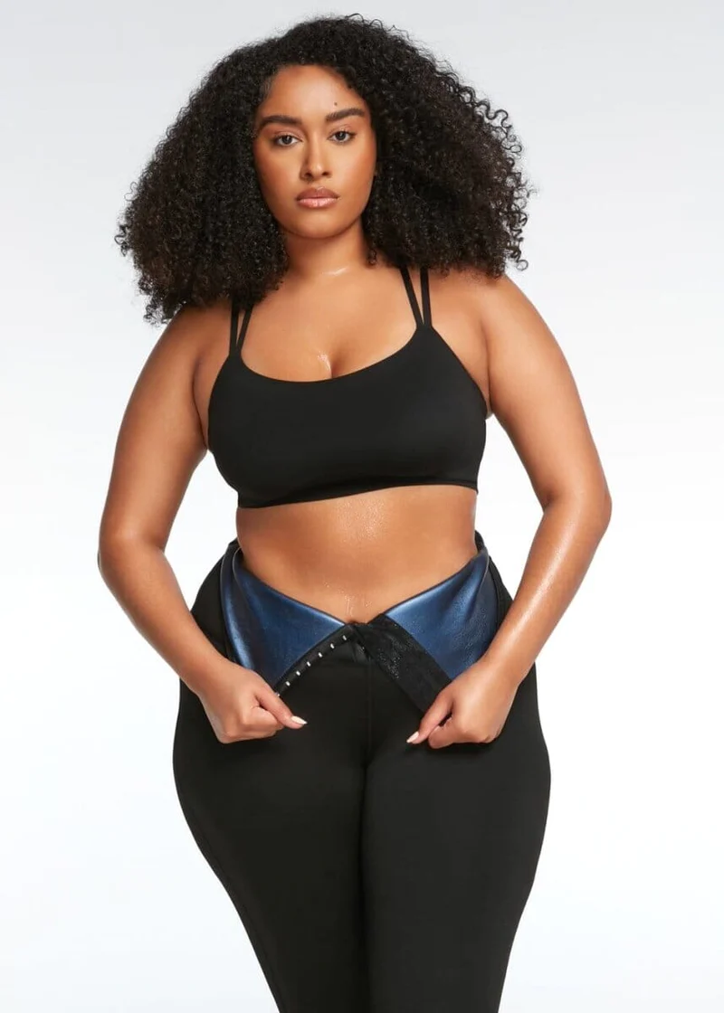 Damskie zestaw do treningu odchudzającego - ThermoFit-Legginsy-S-Trend Polska
