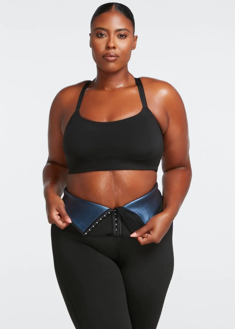 Damskie zestaw do treningu odchudzającego - ThermoFit-Legginsy-S-Trend Polska