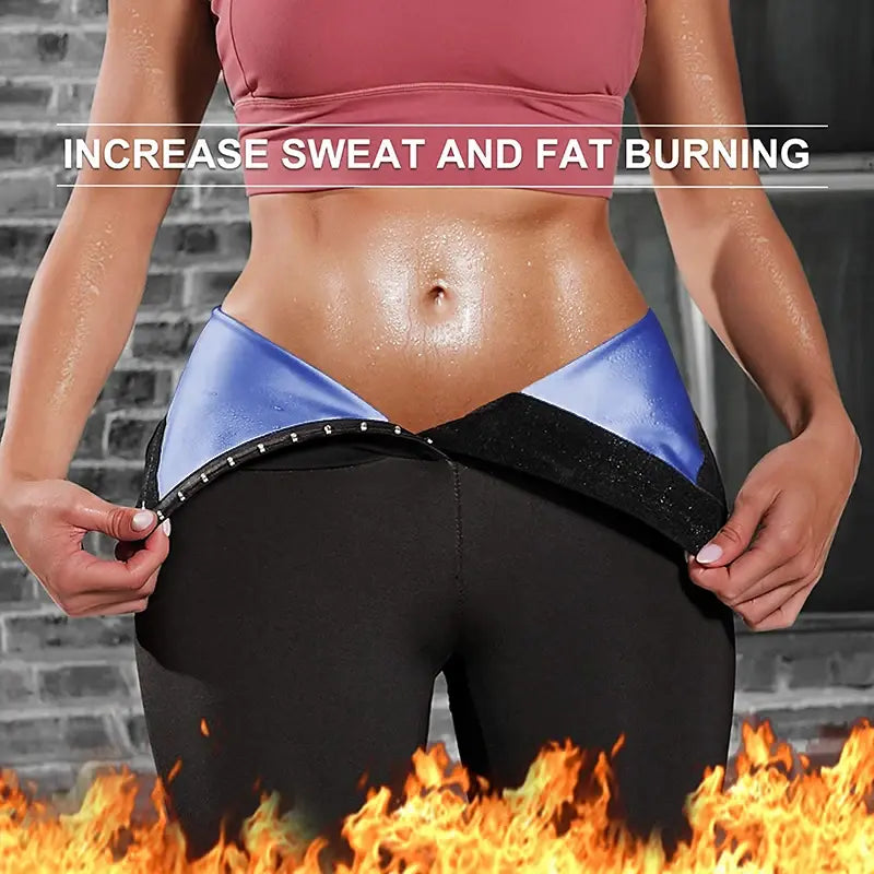 Damskie zestaw do treningu odchudzającego - ThermoFit-Legginsy-S-Trend Polska