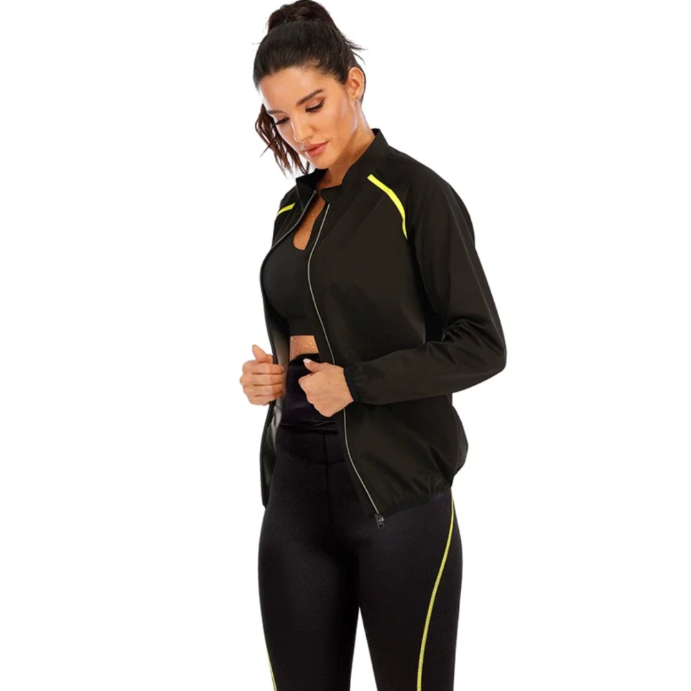 Damskie zestaw do treningu odchudzającego - ThermoFit-Legginsy-S-Trend Polska