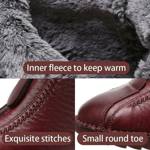 Damskie Zimowe Botki - CozyStep-Czerwony-35-Trend Polska