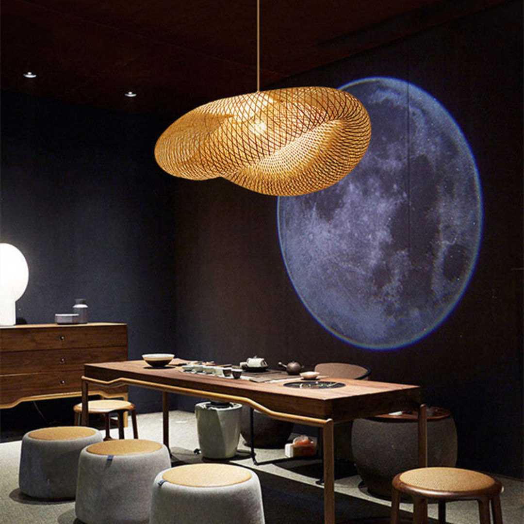 Design LED Lampa Wisząca Bamboe Bollen - EcoSphere-40 cm-Trend Polska