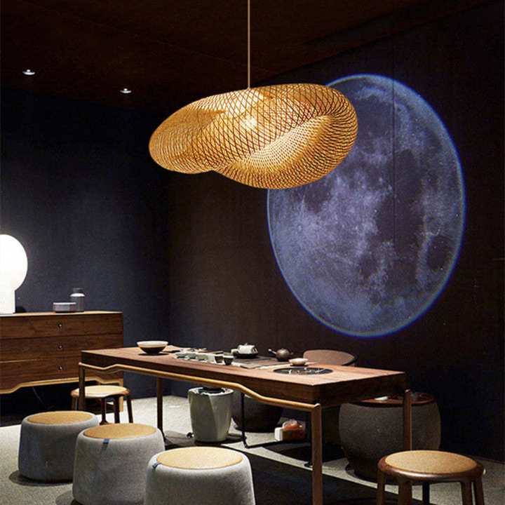 Design LED Lampa Wisząca Bamboe Bollen - EcoSphere-40 cm-Trend Polska