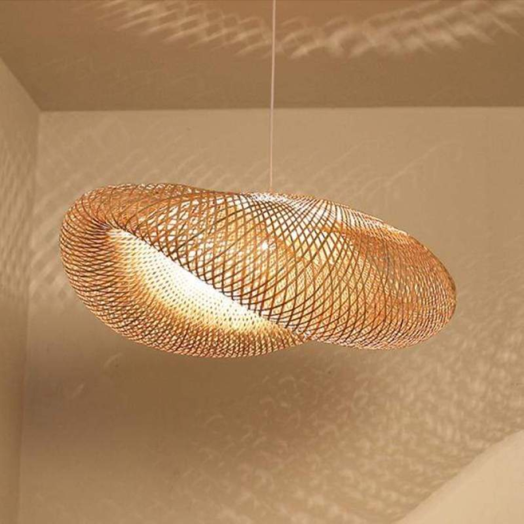Design LED Lampa Wisząca Bamboe Bollen - EcoSphere-40 cm-Trend Polska