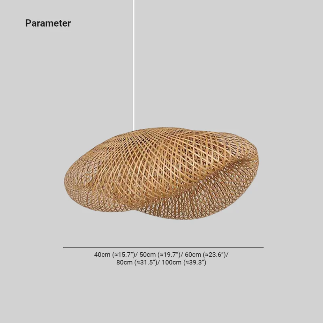 Design LED Lampa Wisząca Bamboe Bollen - EcoSphere-40 cm-Trend Polska