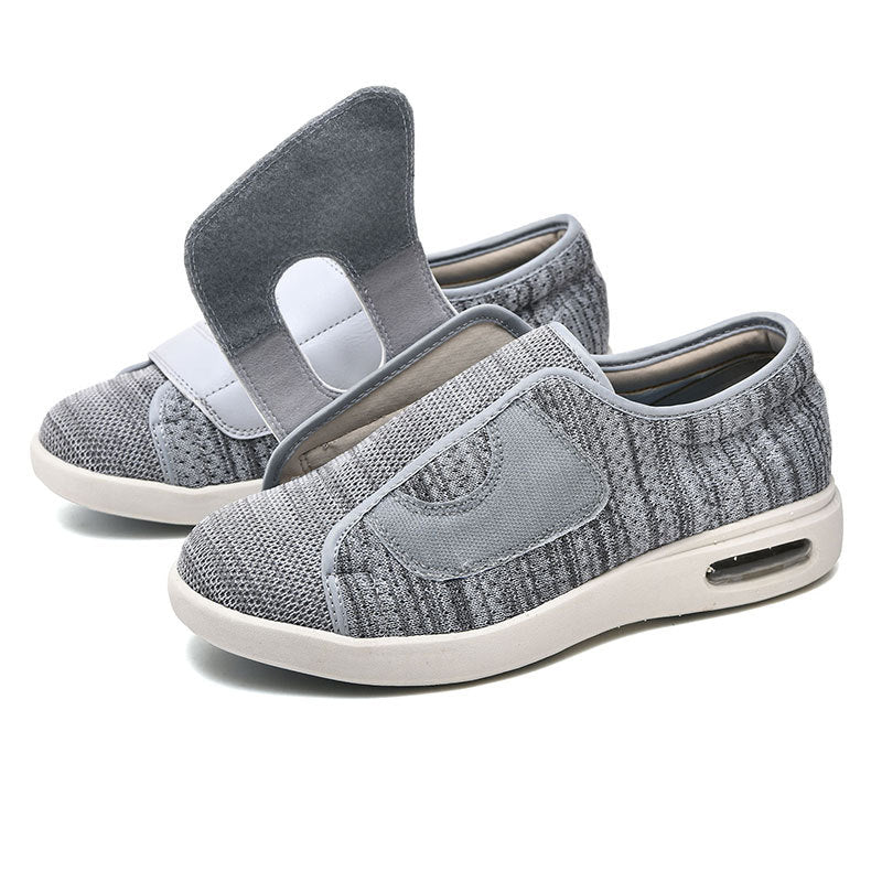 Diabetyczne buty ortopedyczne dla szerokich spuchniętych stóp - ComfortPlus-Szary-37-Trend Polska