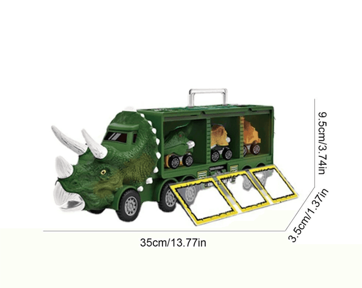 Dinozaur Samochód Zabawowy – RexHauler-Zielony-Trend Polska