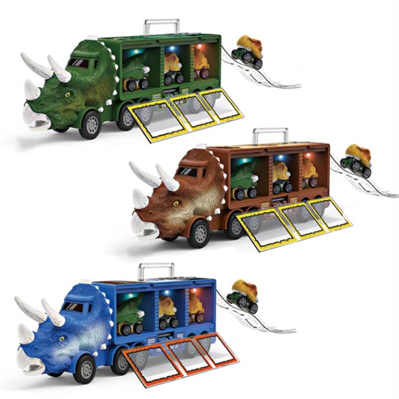 Dinozaur Samochód Zabawowy – RexHauler-Zielony-Trend Polska