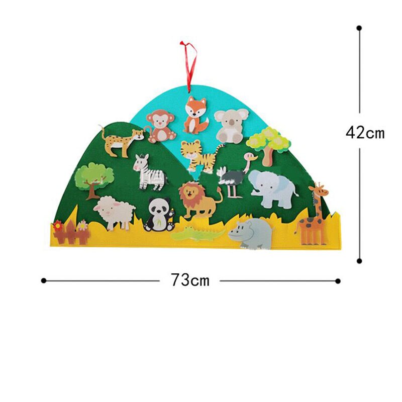 DIY Filcowy Stół dla Dzieci - AnimalAdventure-Bergen-Trend Polska
