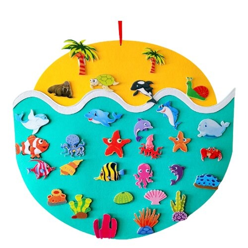 DIY Filcowy Stół dla Dzieci - AnimalAdventure-Zee-Trend Polska