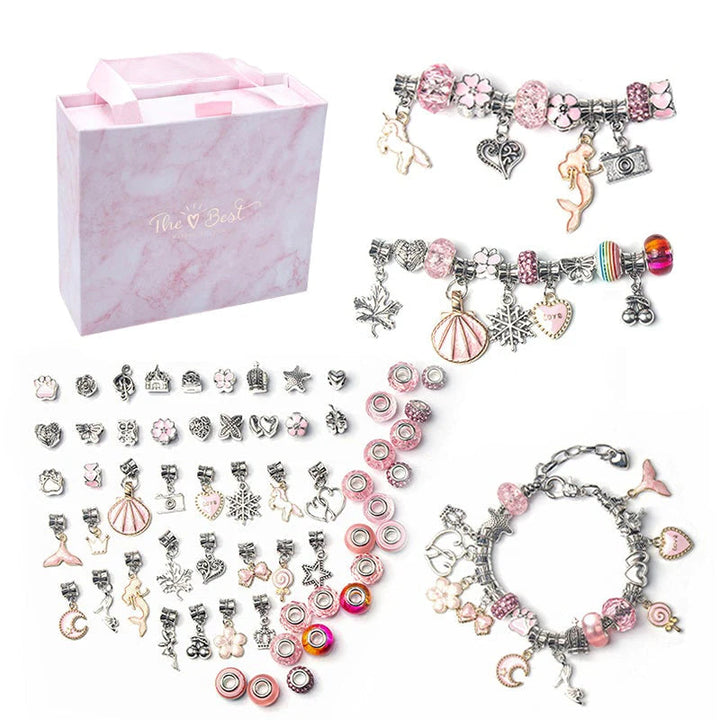DIY Zestaw Bransoletek na Kreatywne Chwile - SparkleBands-Różowy-Trend Polska