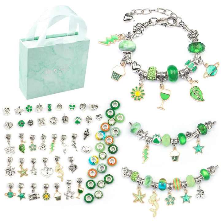 DIY Zestaw Bransoletek na Kreatywne Chwile - SparkleBands-Zielony-Trend Polska