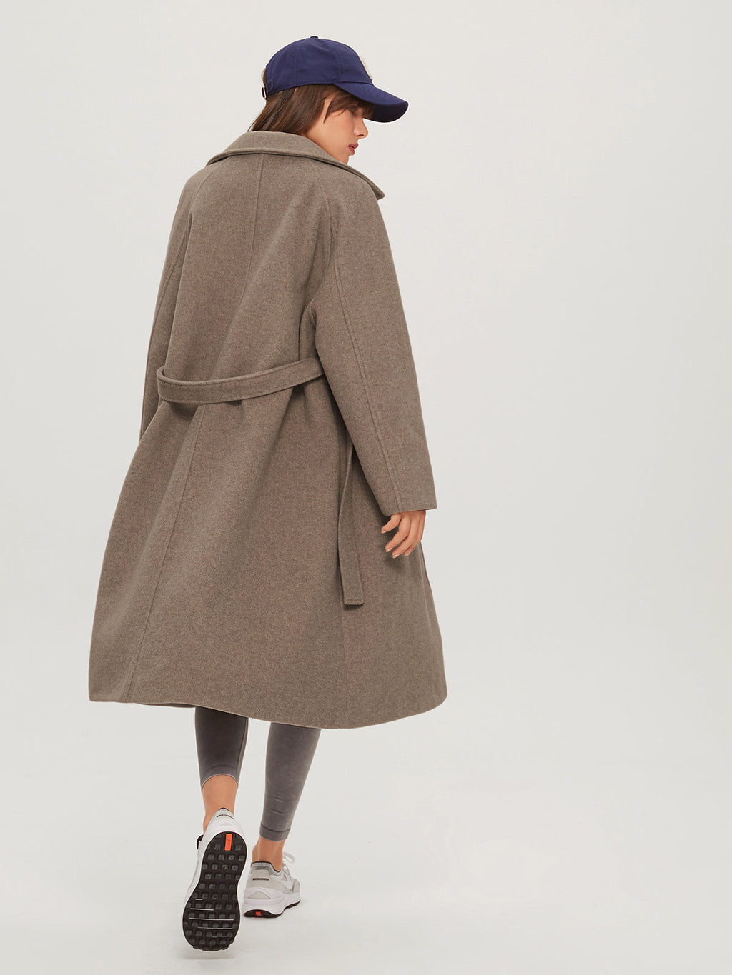 Długa damska zimowa kurtka - Isolde-Khaki-XS-Trend Polska