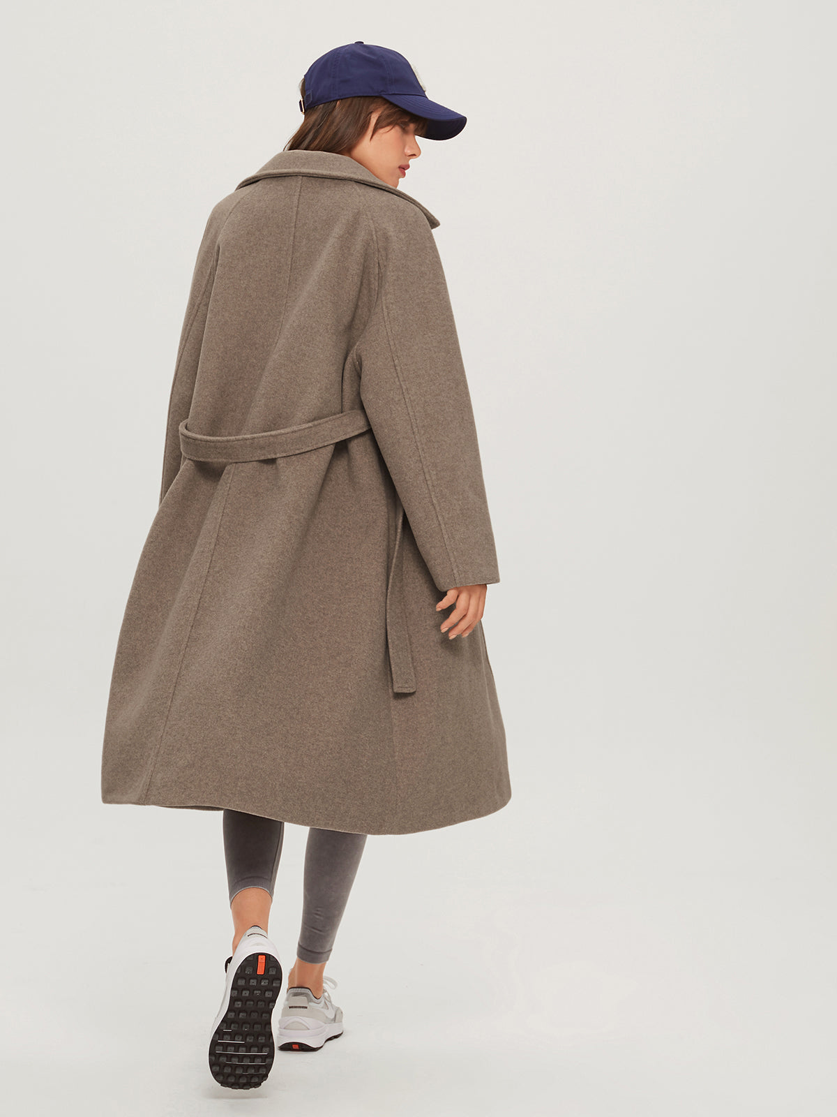 Długa damska zimowa kurtka - Isolde-Khaki-XS-Trend Polska