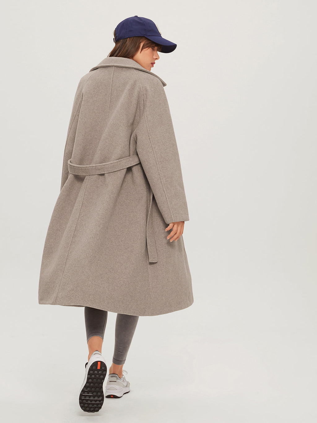 Długa damska zimowa kurtka - Isolde-Khaki-XS-Trend Polska