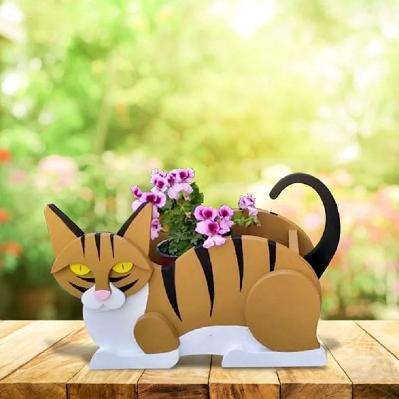 Doniczkę do samodzielnego wykonania w kształcie kota - KittyKraft-Imbirowe oko-Trend Polska