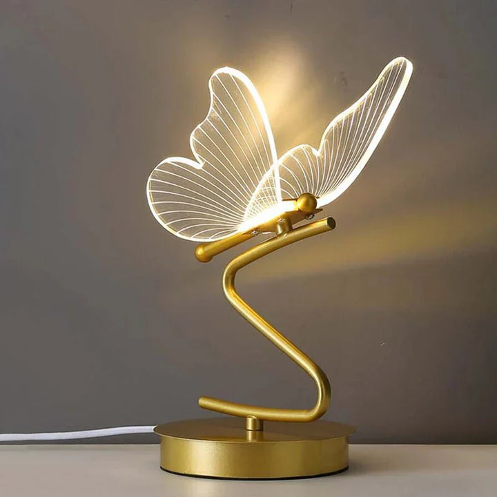 Luksowa lampa stołowa LED Motyl - ButterflyLuxe