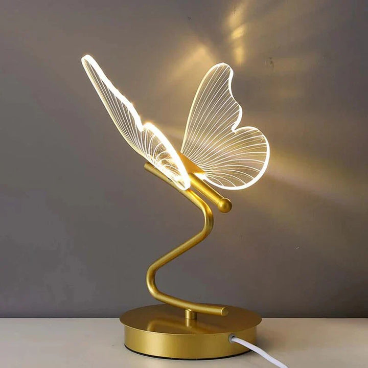 Luksowa lampa stołowa LED Motyl - ButterflyLuxe