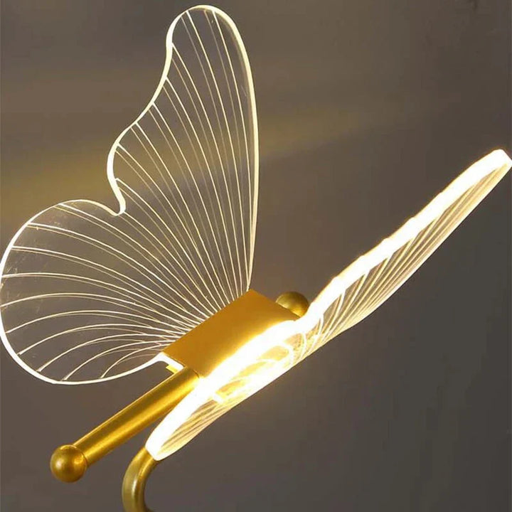 Luksowa lampa stołowa LED Motyl - ButterflyLuxe