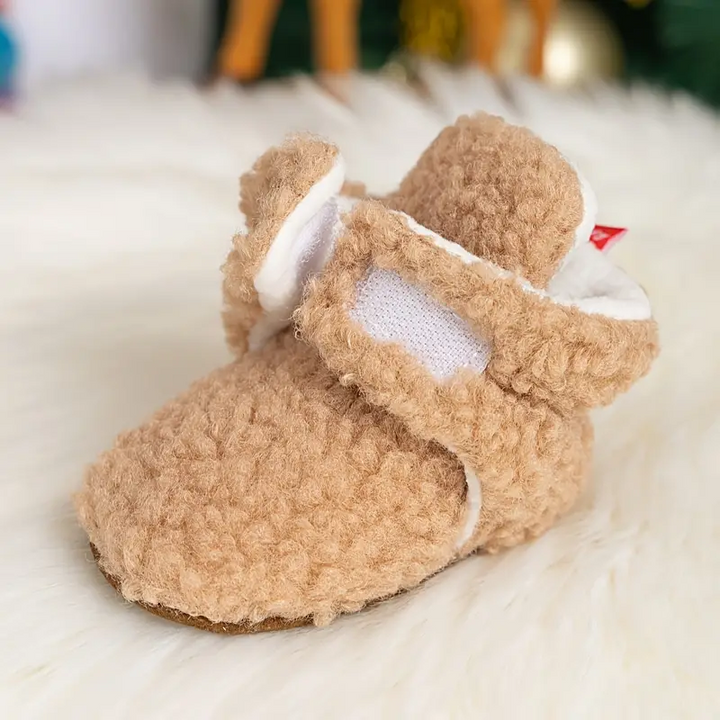Skarpetki dla dzieci z materiału typu Teddystof – SnugglePaws