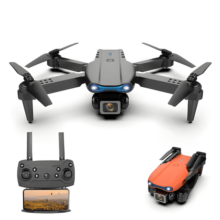 Dron z podwójną kamerą - AeroVision-Czarny-Trend Polska