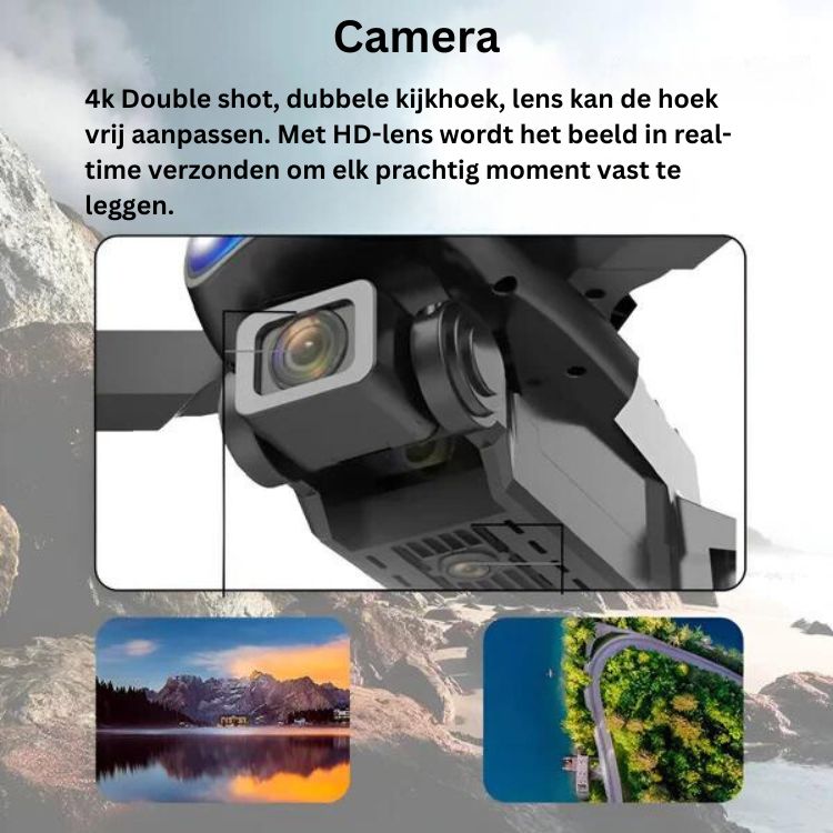Dron z podwójną kamerą - AeroVision-Czarny-Trend Polska