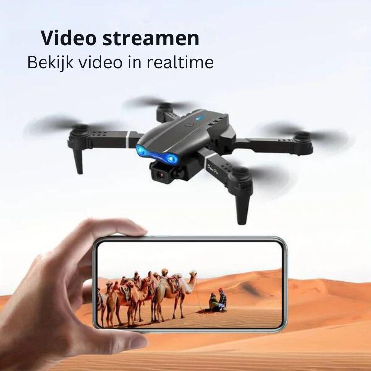 Dron z podwójną kamerą - AeroVision-Czarny-Trend Polska