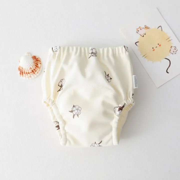 DryTots – Wielokrotne spodnie do nauki użycia nocnika z bawełny-Rozmiar 80 (9-12 miesięcy)-Trend Polska