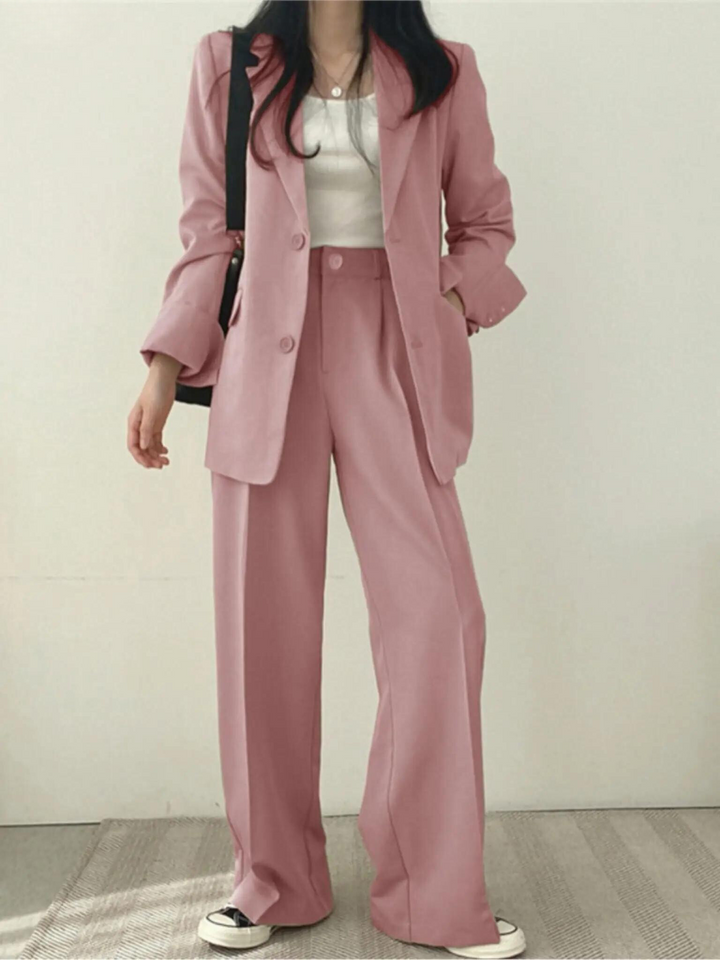 Dwuczęściowy kostium damski - Sophie-Czarny-S-Trend Polska