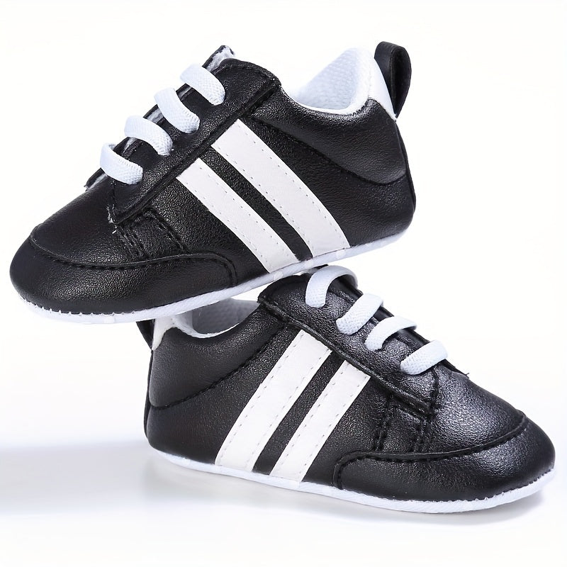 Dziecięce trampki typu slip-on - Riley | Wygodne pierwsze buciki-Biały-19-Trend Polska