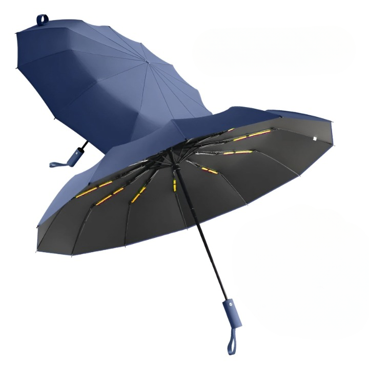 Dzięki trwałej parasolce z ochroną UV - StormShield-ciemnoniebieski-Trend Polska