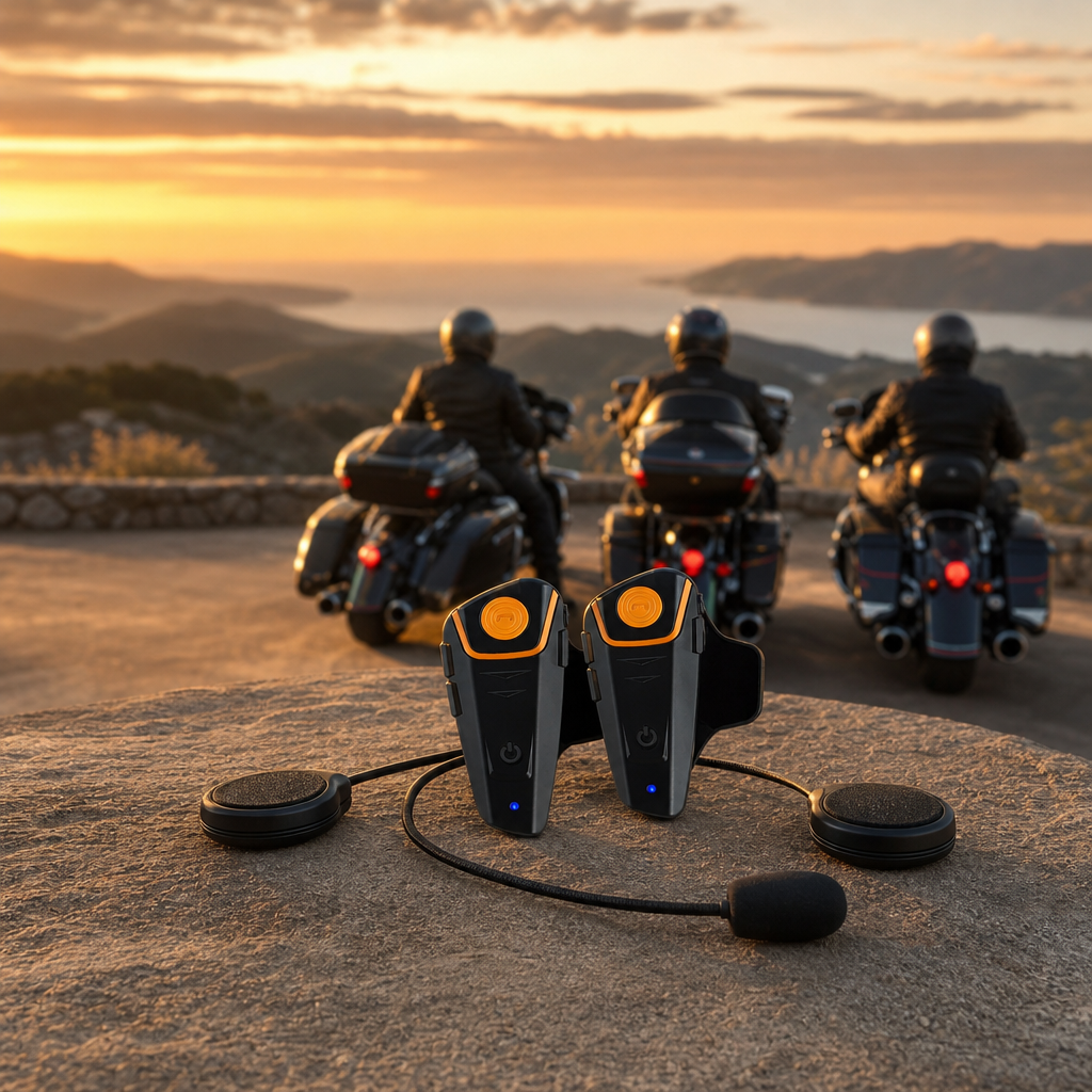 Wodoodporny Komunikator Motocyklowy z Redukcją Szumów – HelmTalk