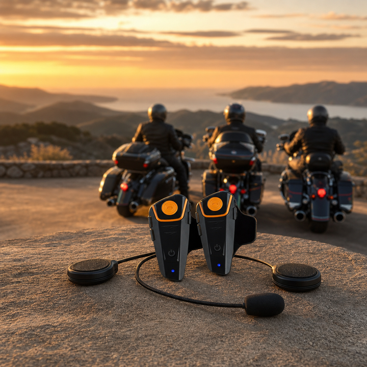 Wodoodporny Komunikator Motocyklowy z Redukcją Szumów – HelmTalk