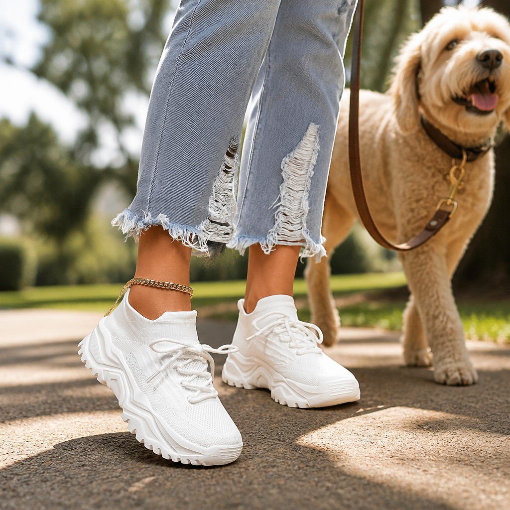 Ortopedyczne Sneakersy Damskie Wsuwane – Klara