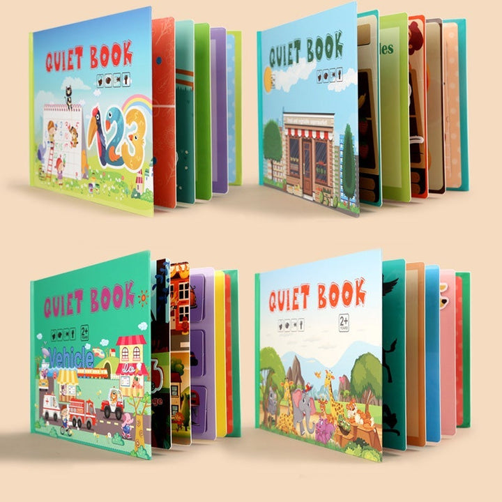 Edukacyjna Książka Busy dla Dzieci – LearnJoy-Kompletna zestaw-Trend Polska