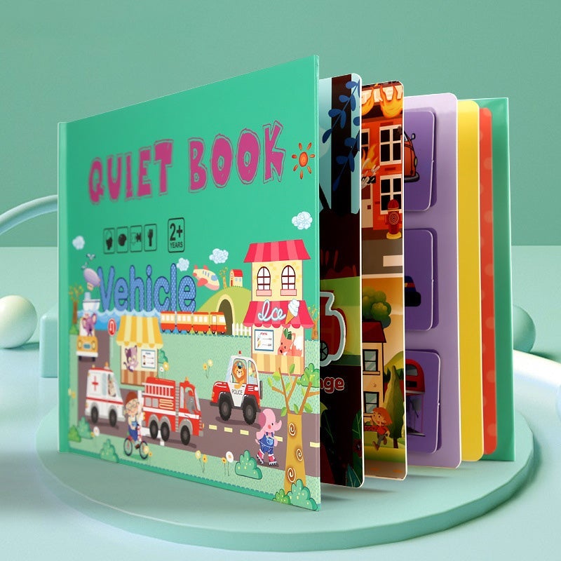 Edukacyjna Książka Busy dla Dzieci – LearnJoy-Transport-Trend Polska