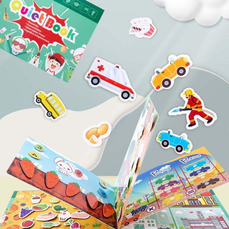 Edukacyjna Książka Busy dla Dzieci – LearnJoy-Transport-Trend Polska