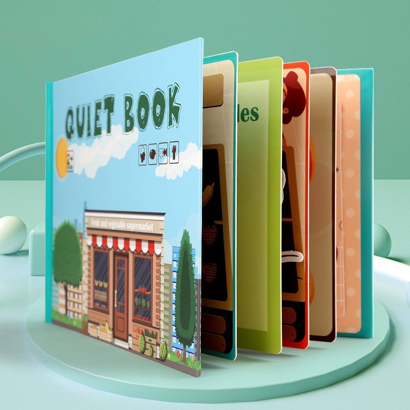 Edukacyjna Książka Busy dla Dzieci – LearnJoy-Warzywa-Trend Polska