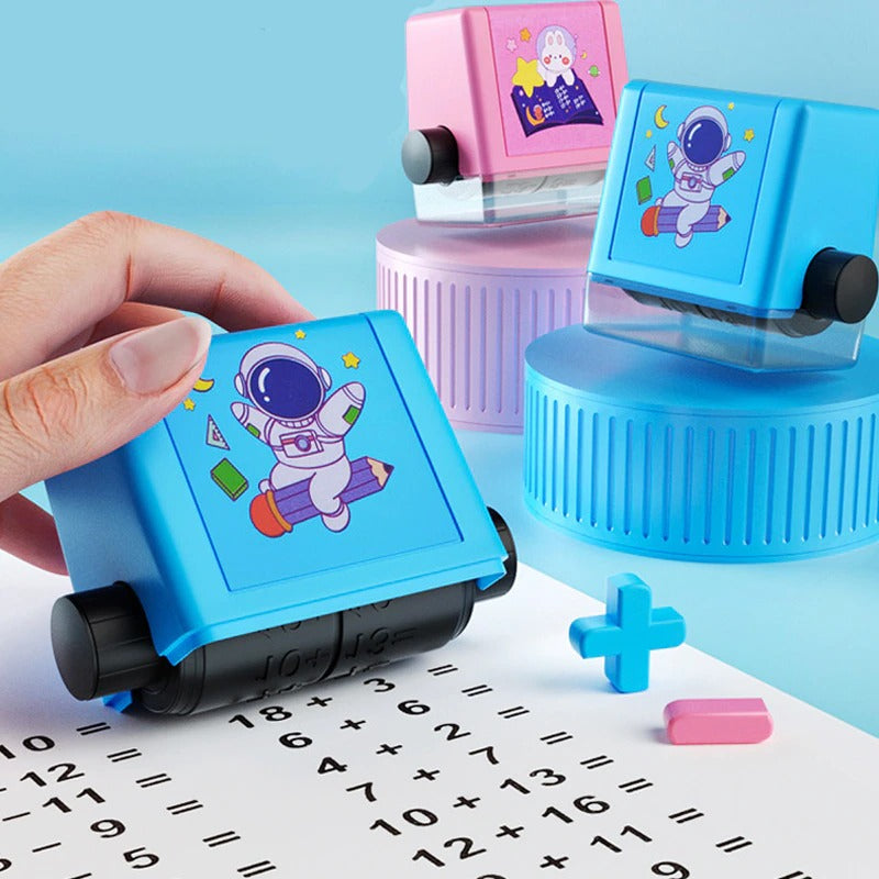 Edukacyjna pieczątka matematyczna dla dzieci - SumStempel-Zestaw 4 (+ - x ÷)-Trend Polska