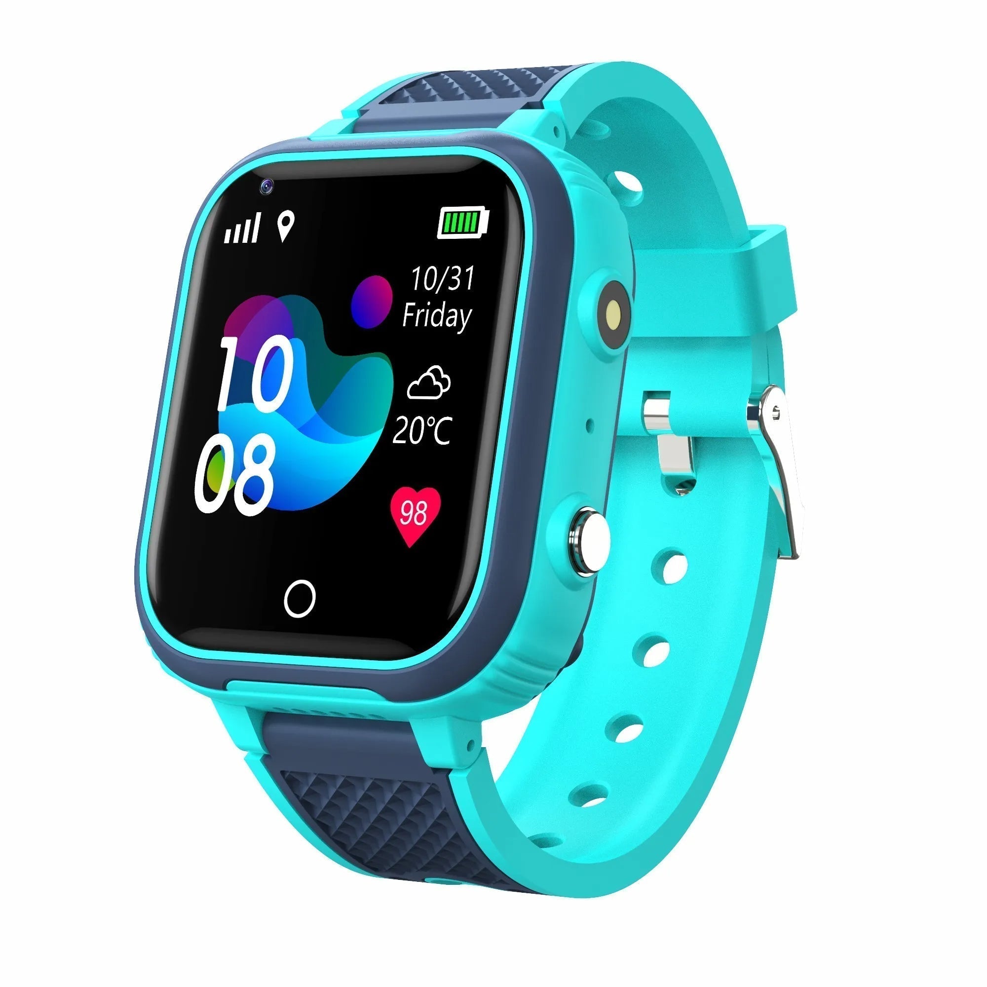 Edukacyjny Smartwatch dla Dzieci – SafePulse-Niebieski-Trend Polska