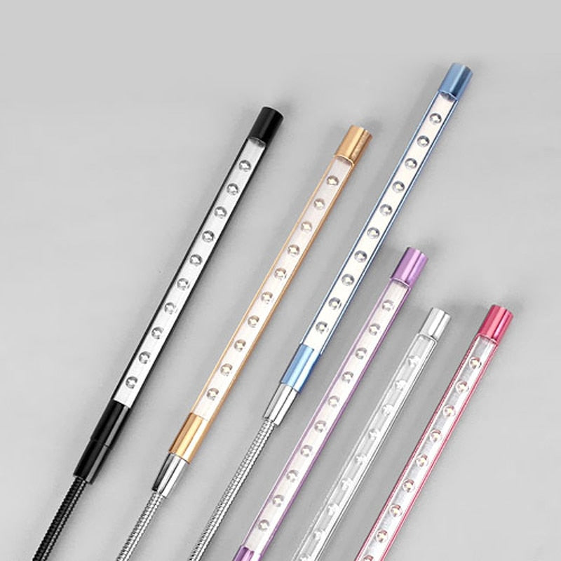 Elastyczna lampa LED do klawiatury - LumoBeam-Czarny-Trend Polska